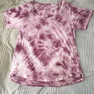 Purple & White Tie-Dye T-Shirt